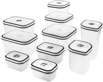 Electrolux - Kit Potes de Plástico Hermético, 10 unidades | Amazon (BR)