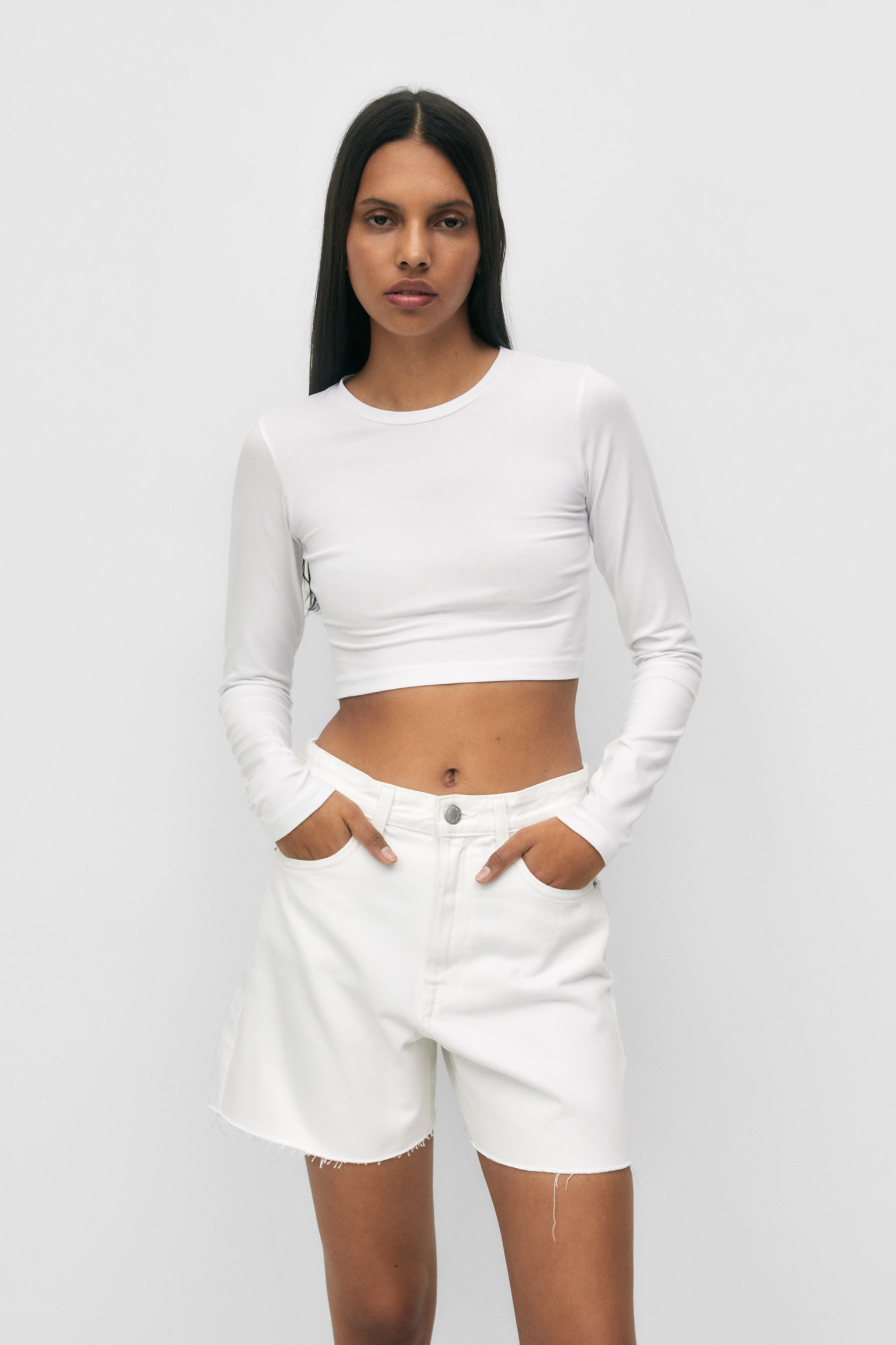 Denim Bermuda shorts | PULL and BEAR UK