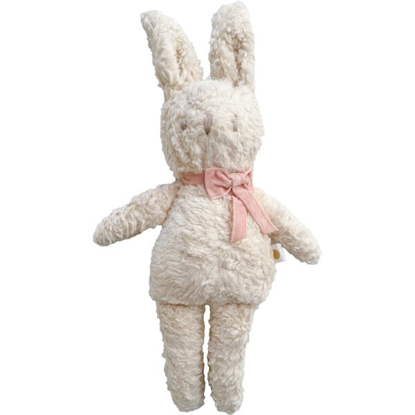 Charlie Bunny Plush Toy, Pink Bow | Maisonette