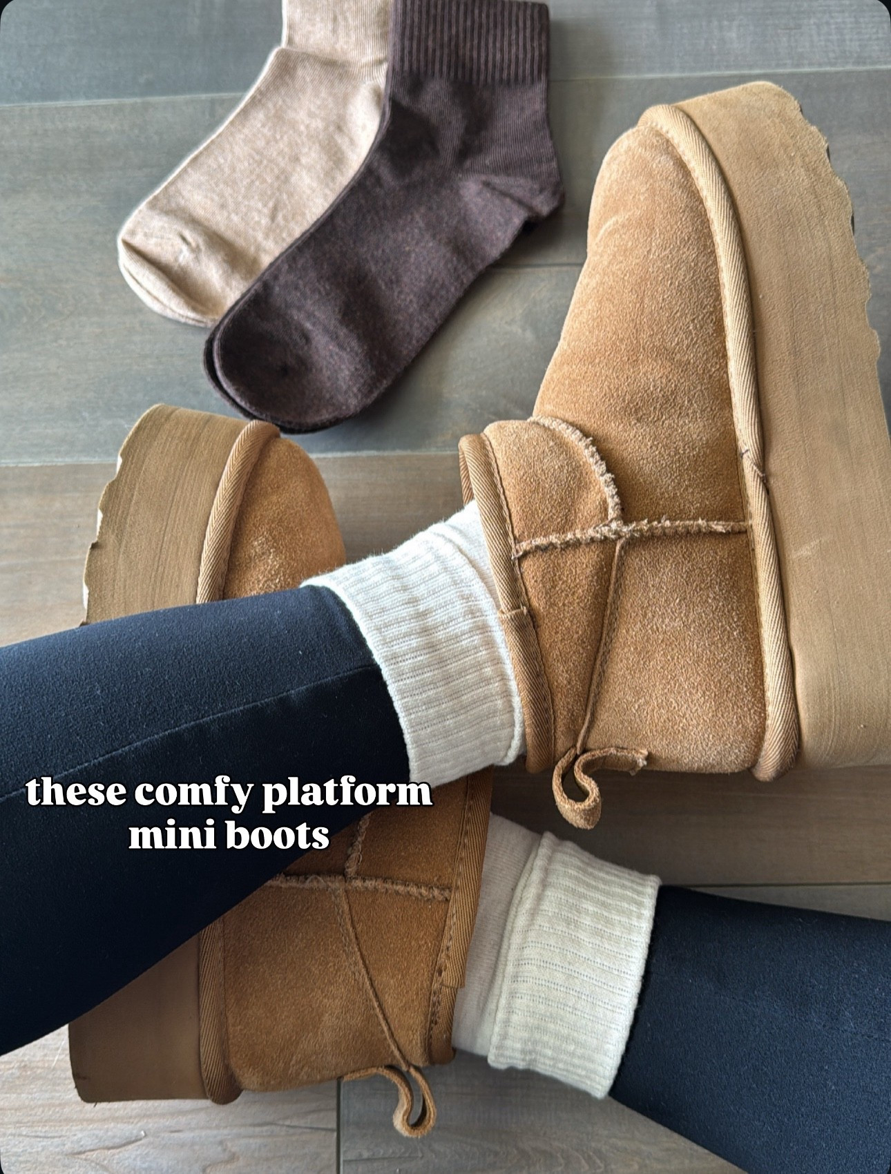 Amazon fashion Amazon finds ankle socks platform mini boots fall fashion fall outfit 

#LTKFindsUnder50 #LTKSeasonal