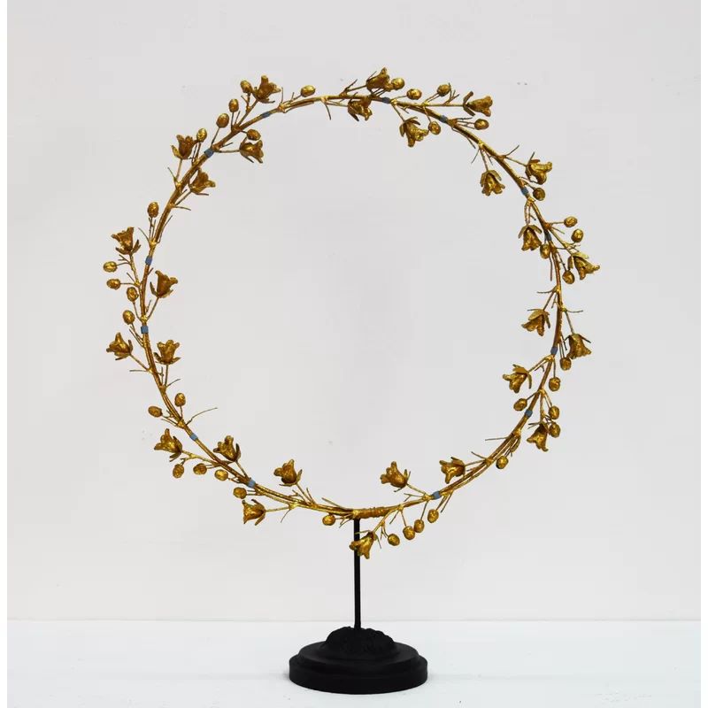 Bell Flower Wreath on Stand | Wayfair North America