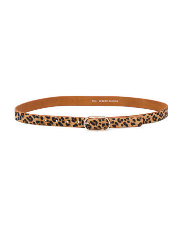 Leather The Cheetah Belt for Women | Marshalls