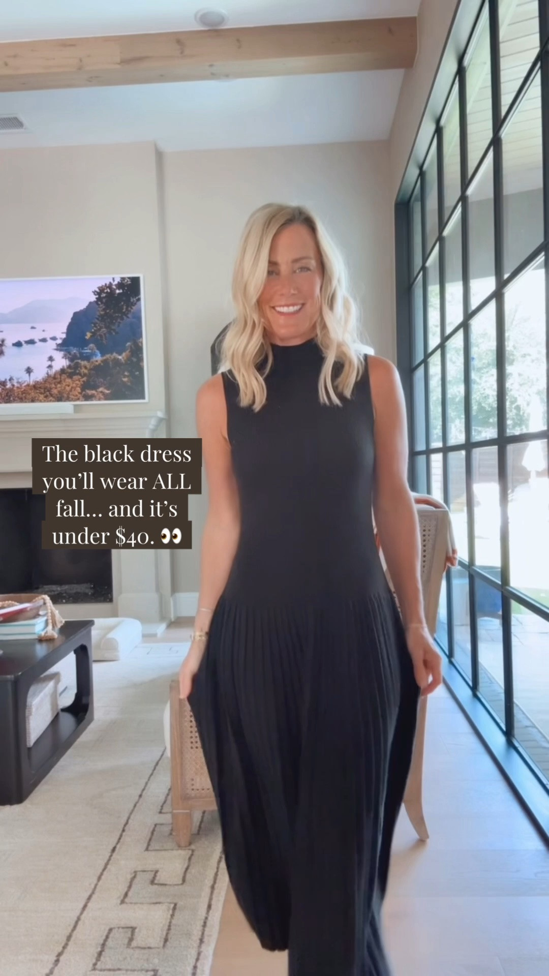 This pleated sweater dress is under $40 and such a great fall staple!
Dress: xs

#LTKootd #LTKOver40 #LTKSeasonal