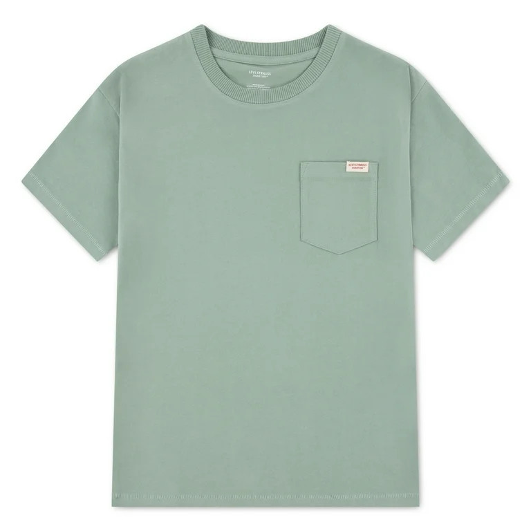 Levi Strauss Signature Boys Short Sleeve Pocket Tee, Sizes 4-18 | Walmart (US)