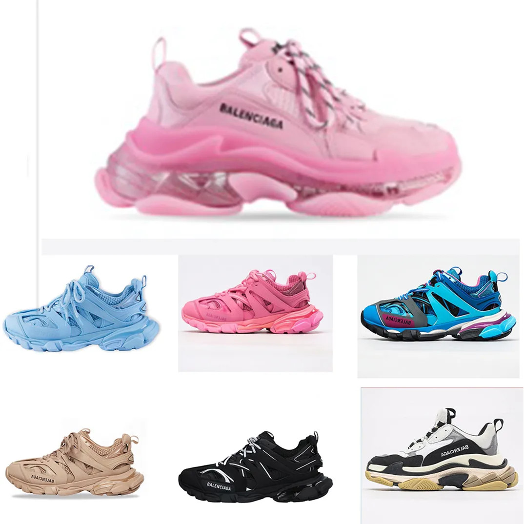 Luxurys Designers Shoes slippers Brand Mens Triple S leather sneaker Fashion Trainers Casual High... | DHGate