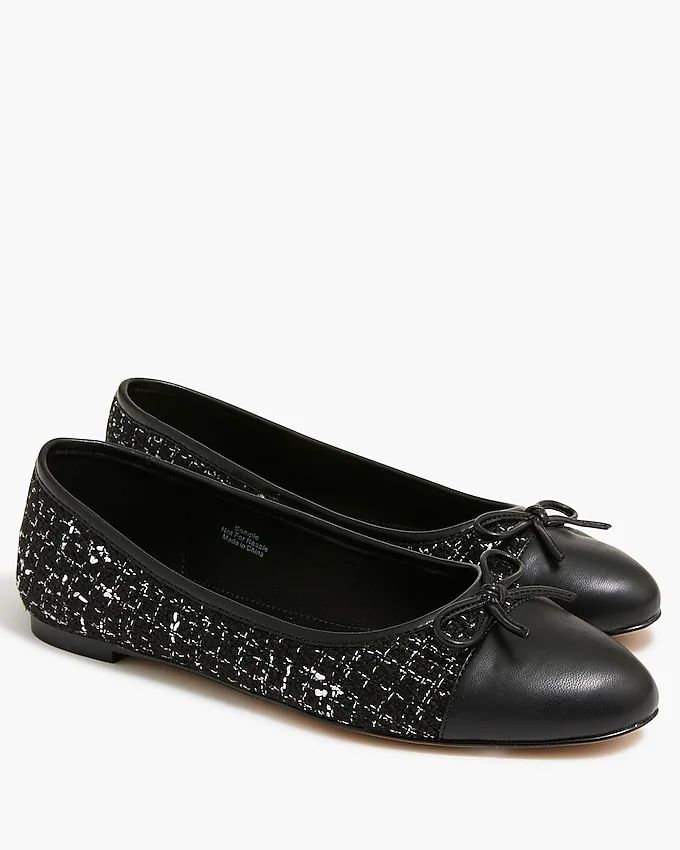 Tweed ballet flats | J.Crew Factory