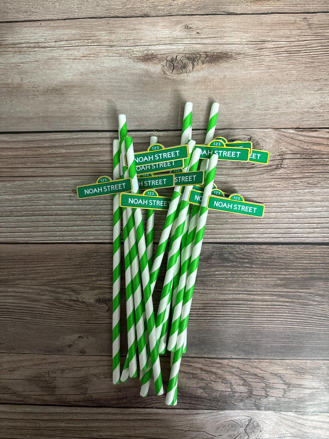 Kids Character Party Straws | Kids Party Straws | Personalized Kids Street Sign | Kids 1st Birthd... | Etsy (US)