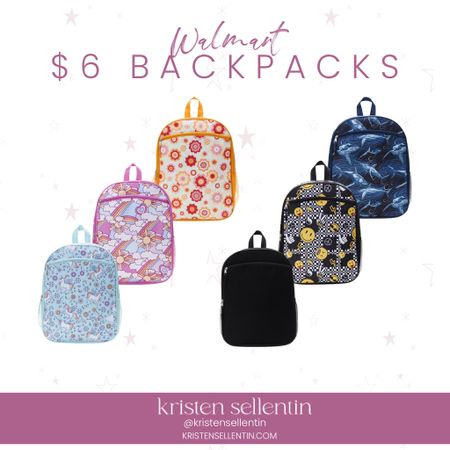 Back to School shopping is in full swing!  I just found a steal of a deal on kids backpacks - $6 Backpacks at Walmart! 

#walmart #backtoschool #backpack #kids #bookbag #walmartfinds 

#LTKkids #LTKBacktoSchool #LTKfamily