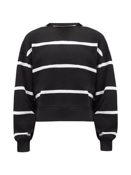 Perfectly Oversized Cropped Crew *Stripe | Women's Hoodies & Sweatshirts | lululemon | lululemon (CA)