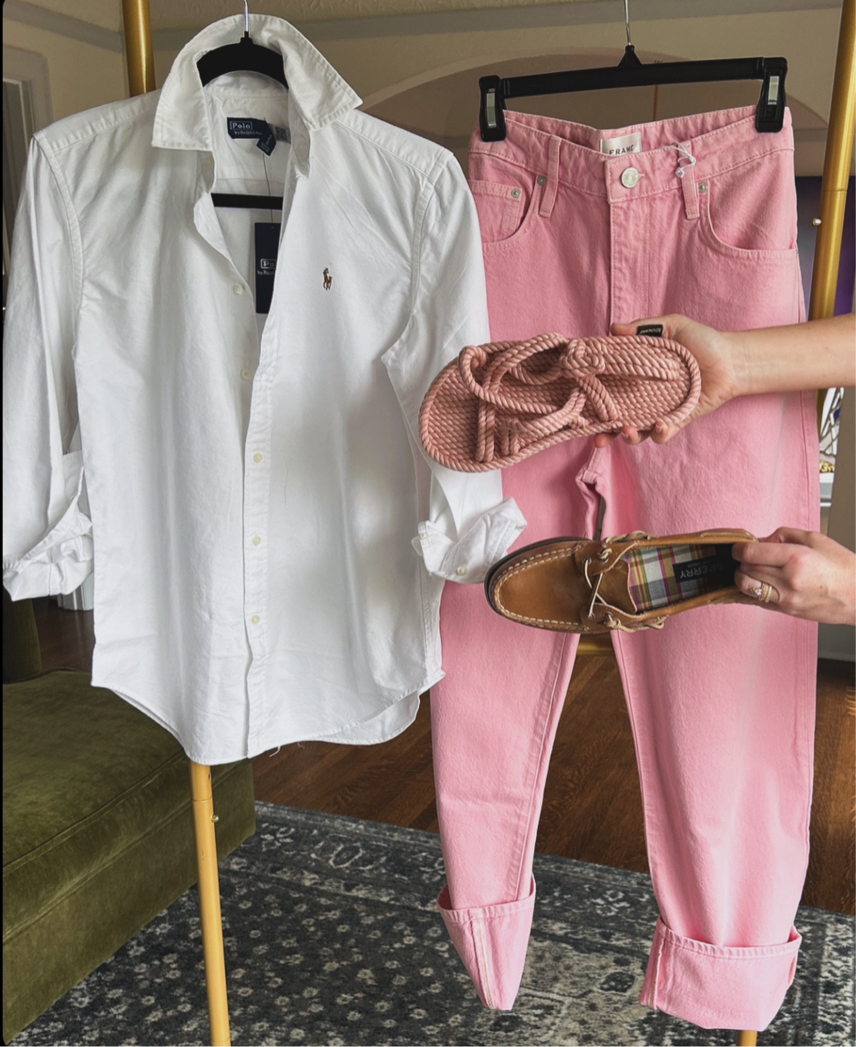 Try a pastel jean 💗

#LTKSeasonal #LTKstyletip #LTKover40