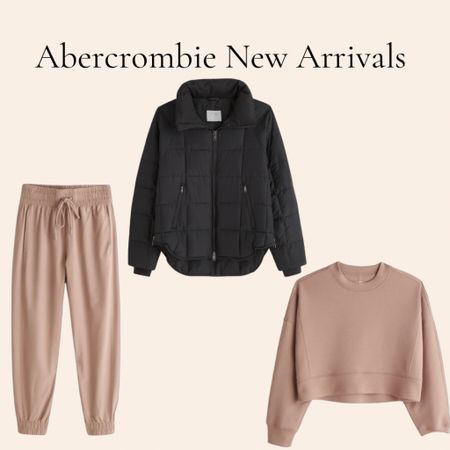 Abercrombie New Arrivals // Must Haves // Joggers // Sweatshirt // Puffer Jackets 

#LTKfit #LTKFind