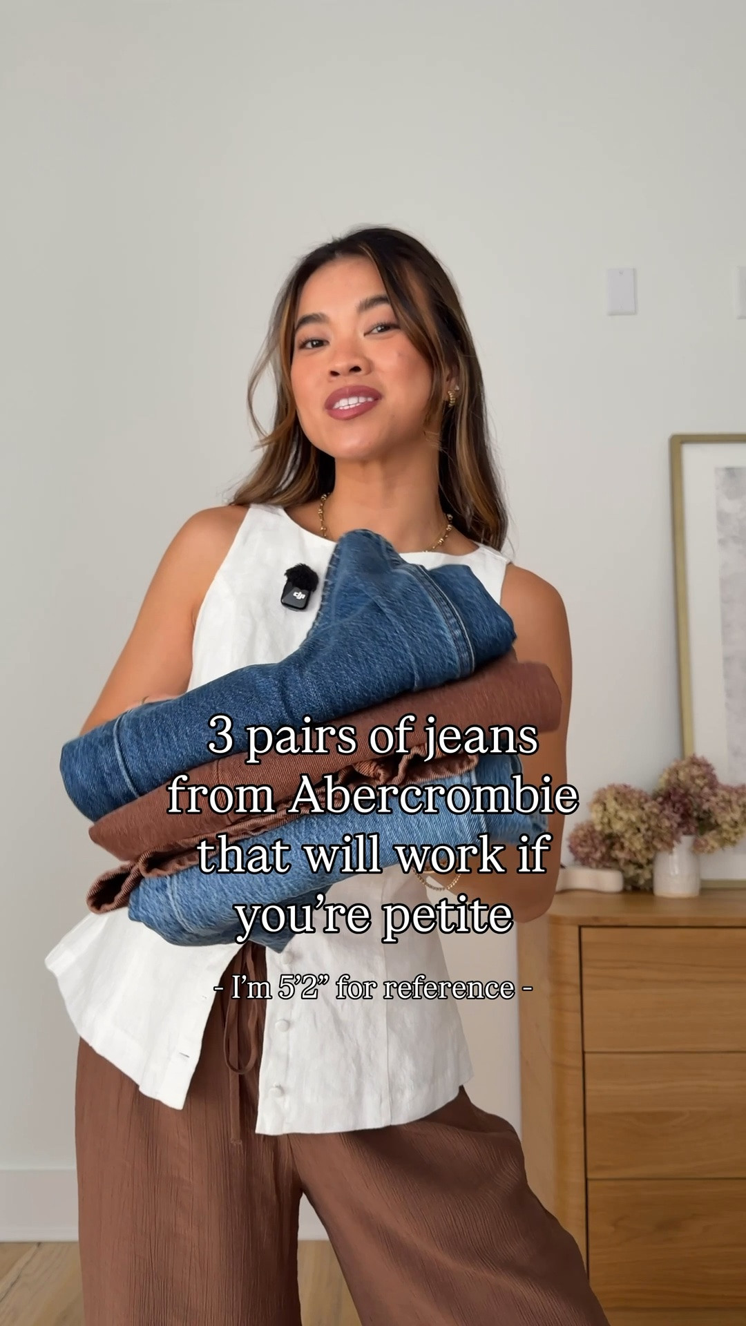 #AbercrombiePartner My top 3 pairs of petite friendly denim from @Abercrombie 

• High Rise 90s Relaxed Jean (Size 23 Extra Short in Medium)
• 100% Cotton Lace-Trim Button-Up Blouse (Size XS but could have done XXS in White) 
• High Rise Wide Leg Jean (Size 23 Extra Short in Dark Wash) 
• 100% Cotton Rollneck Sweater Shell (Size XS in Light Brown Stripe)
• High Rise Barrel Jean (size 24 Short in Chestnut Brown)
• Cotton-Silk Blend Cutwork Cami (size XS but could have done XXS in Light Beige)
•  Intro Top (XS in white)
•   Into Pants (XXS Short)

I’m 5’2” for reference 

Abercrombie Spring try on haul, Petite style, petite fashion, mom outfit, mom style, petite pants, petite outfit ideas, petite outfits, best pants for petite, petite denim, spring style, spring outfits, beach outfits, vacation outfits, barrel jeans for petite, denim shorts, petite spring dresses, wedding guest dress, summer dresses, Abercrombie new arrivals try on

#LTKgrwm #LTKootd #LTKPetite