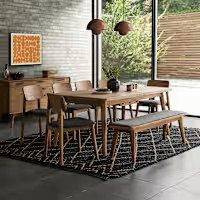 Seb Extendable Dining Table, 74.8"-94.5" | Castlery | Castlery US