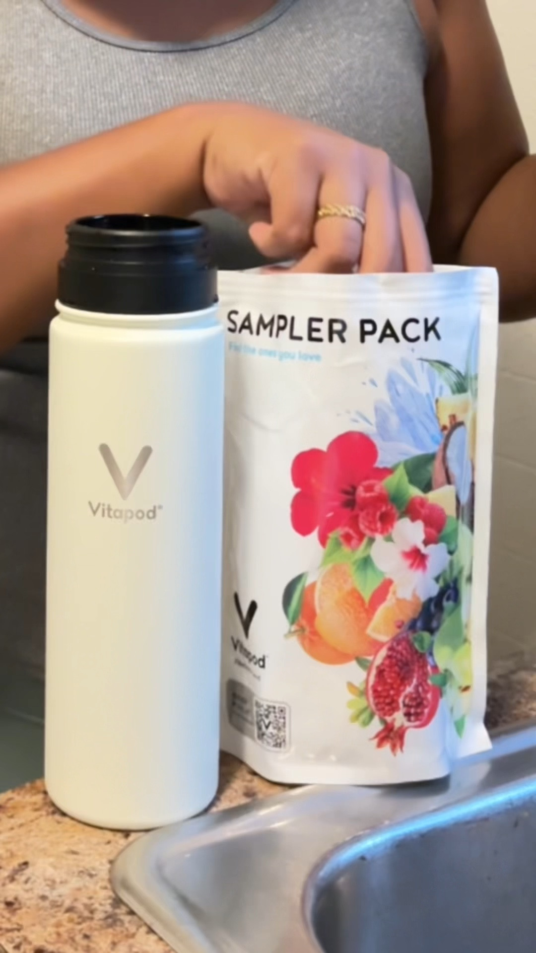 First time trying @Vitapod with the watermelon flavor, and I'm loving it! Packed with essential vitamins, minerals, and green tea extract, it's a tasty way to boost hydration and say goodbye to single-use plastics! Hydrate and elevate! 💧✨🌱🍉 

@shop.ltk #liketkit 
#ad #hydration #Healthyhydration #DrinkMoreWater #firsttrybesttry #Vitapod 

#LTKActive #LTKVideo #LTKFindsUnder100