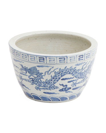 12x7in Ming Dragon Bowl | TJ Maxx