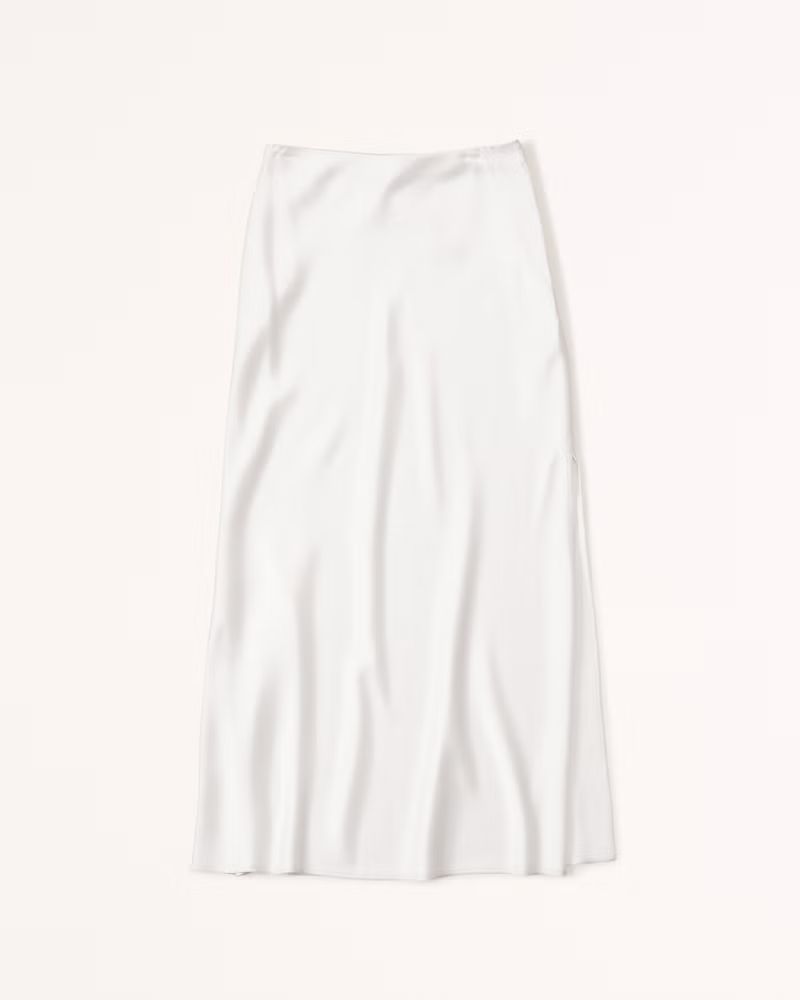 Satin Maxi Skirt | Abercrombie & Fitch (US)