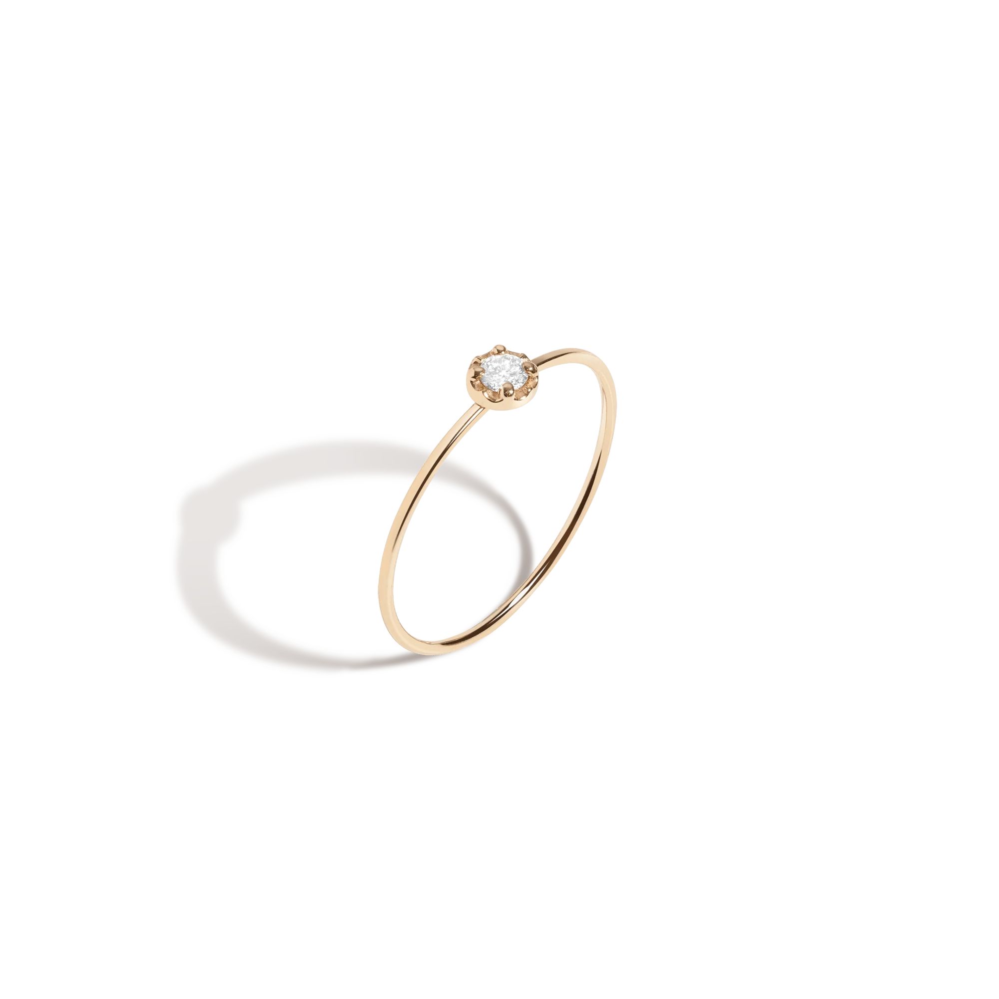 Midi Stackable Diamond Ring | AUrate New York