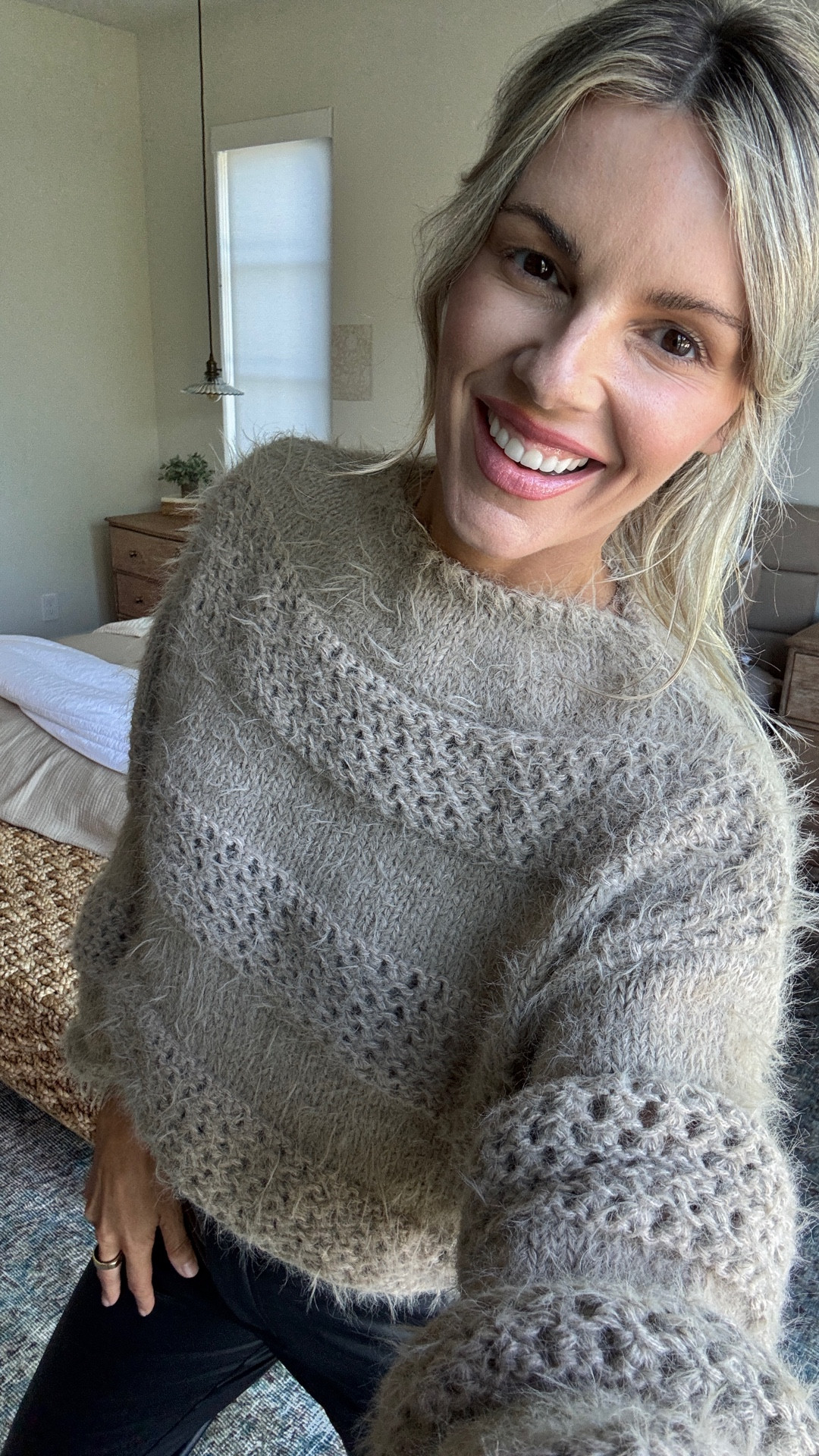 This video does not do this sweater justice! It is so cute and I love that it’s perfectly cut that it works so well with highways jeans and you don’t have to deal with tucking in a sweater and getting the bulk around your waist. Watch the video and you’ll see what I mean. And then I also love these full leather pants! These pieces are fun together, but also so cute separately.

Also scroll through my recent few posts, cause there’s more options there and you can use my code to get discounts and an even bigger discount, depending on how much you spend. Codes are below. You can also search the word Cupshe and all of my Cupshe posts will pop up that way. You’ll have a huge selection to choose from to pick just what’s right for you!

Code LoveAli15 will get you 15% off orders over 70USD+ and code LoveAli20 will get you 20% off orders over 109USD+

@cupshe, #cupshe #cupshepartner

