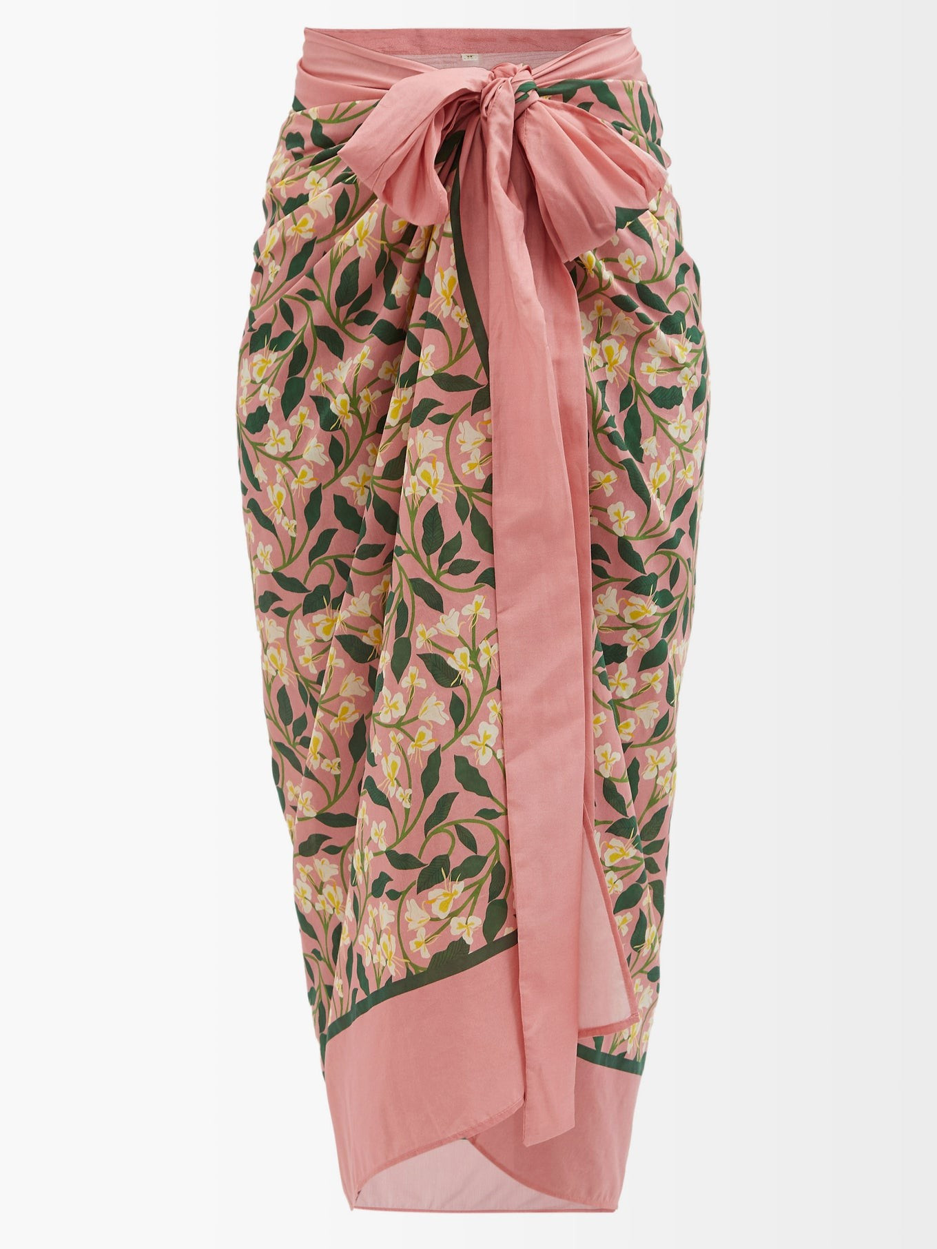 Lavanda floral-print cotton-blend sarong | Agua by Agua Bendita | Matches (US)