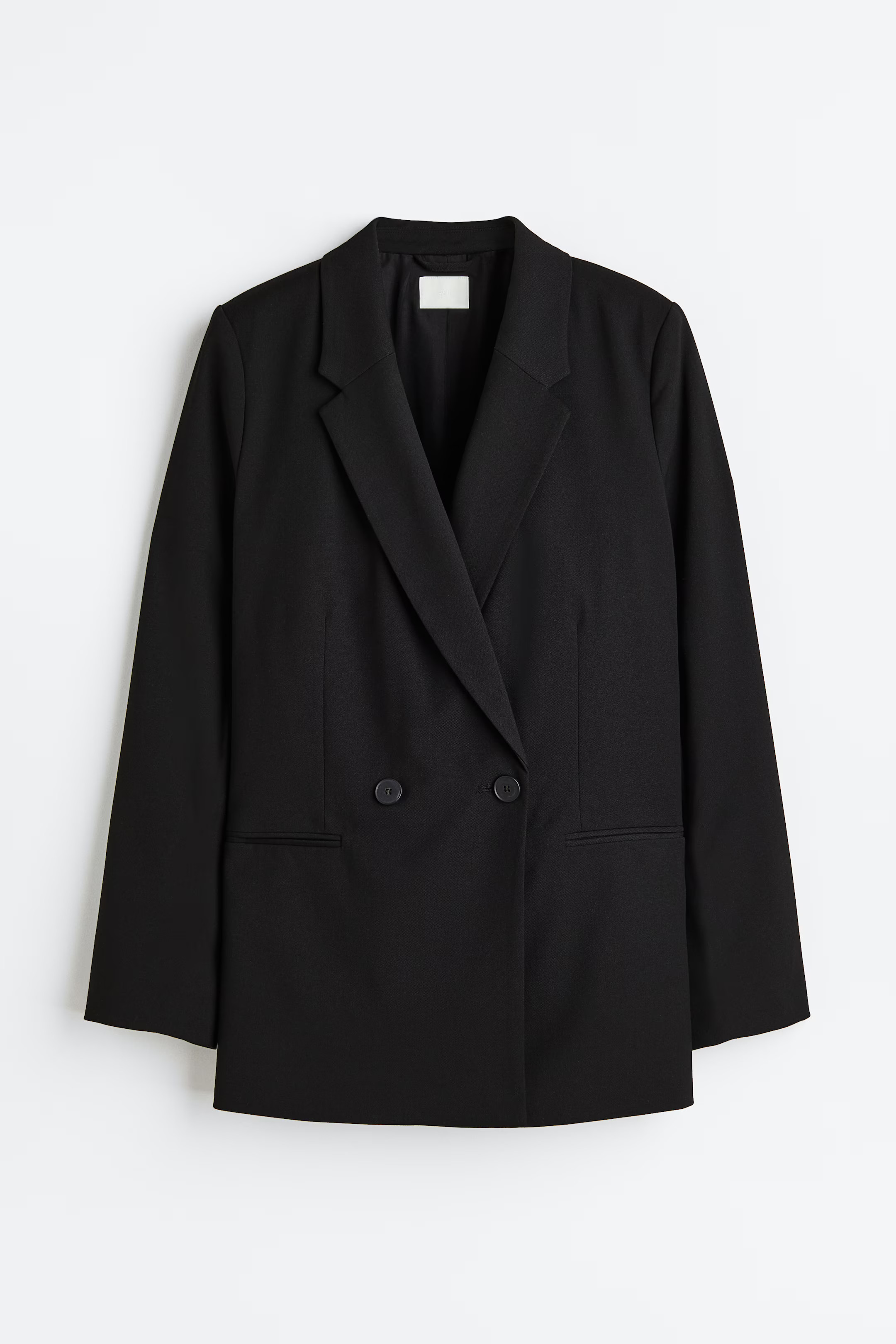 Double-breasted Jacket - Black - Ladies | H&M US | H&M (US + CA)