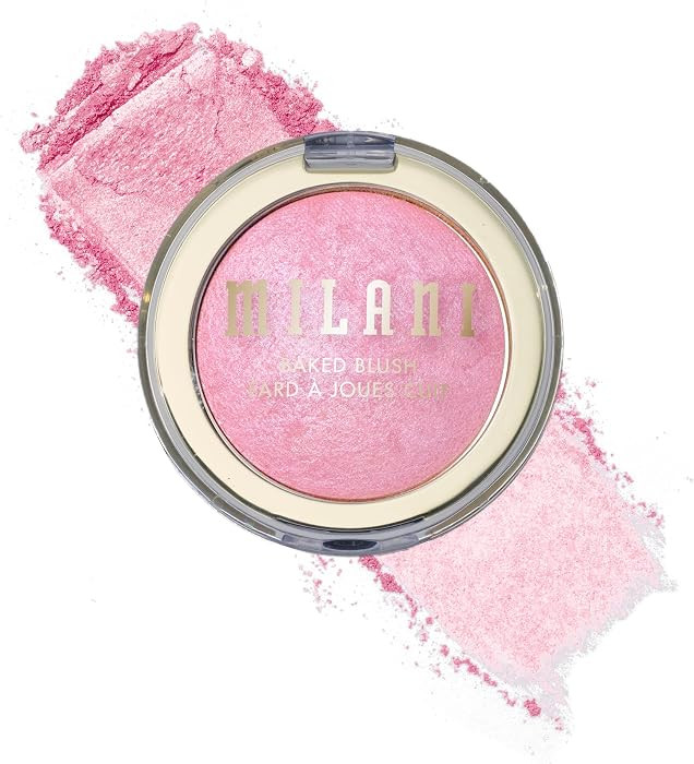 Milani Baked Blush, Updated Powder Blush for Cheeks, Cruelty Free Makeup - Shape, Contour & Highl... | Amazon (US)