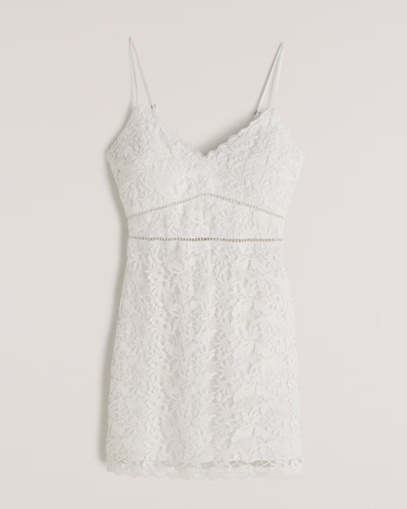 Lace Mini Dress | Abercrombie & Fitch (US)