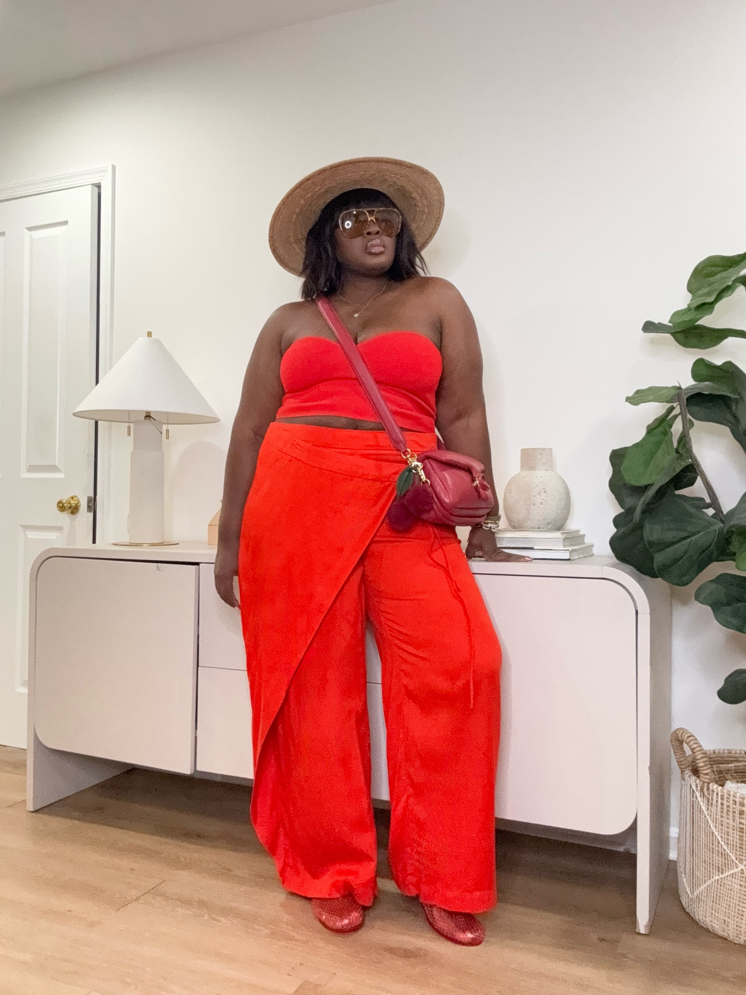 I wanted ONE vacation outfit that would instantly make me feel confident the second I put it on. This red tube top ended up being one of my favorite affordable finds because it works with literally everything.  Wide leg pants, skirts, denim, vacation looks, brunch outfits, and date night fits. #VacationOutfit #CurvyFashion #PlusSizeStyle #SummerOutfitIdeas #AffordableFashion #VacationStyle #AmazonFashionFinds #ResortWear #LTKStyle #DateNightOutfit

#LTKMidsize #LTKootd #LTKSeasonal