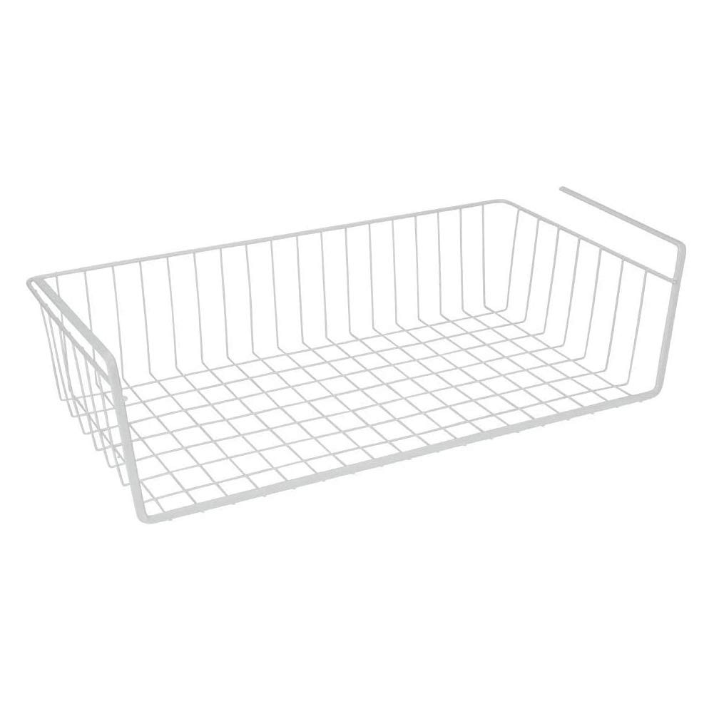 Under Shelf Wire Storage Baskets – Hanging Organizer Rack for Cabinet, Pantry, or Closet – Wh... | Amazon (US)
