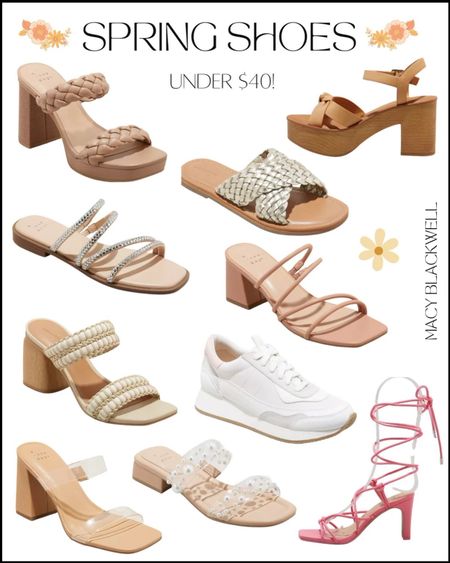 Spring shoes. Spring sandals. Wedges. Sneakers. Beach shoes. Vacation style. Spring style. Target shoes. Target style  

#LTKshoecrush #LTKunder50 #LTKSeasonal