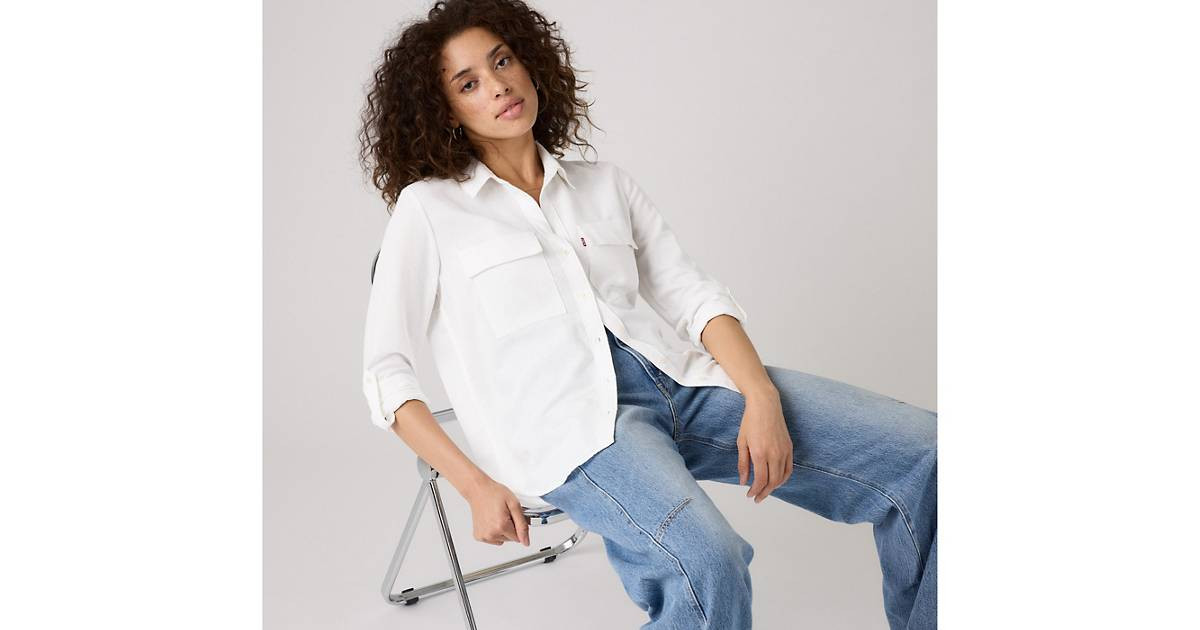 Doreen Linen Blend Utility Shirt | Levi's US