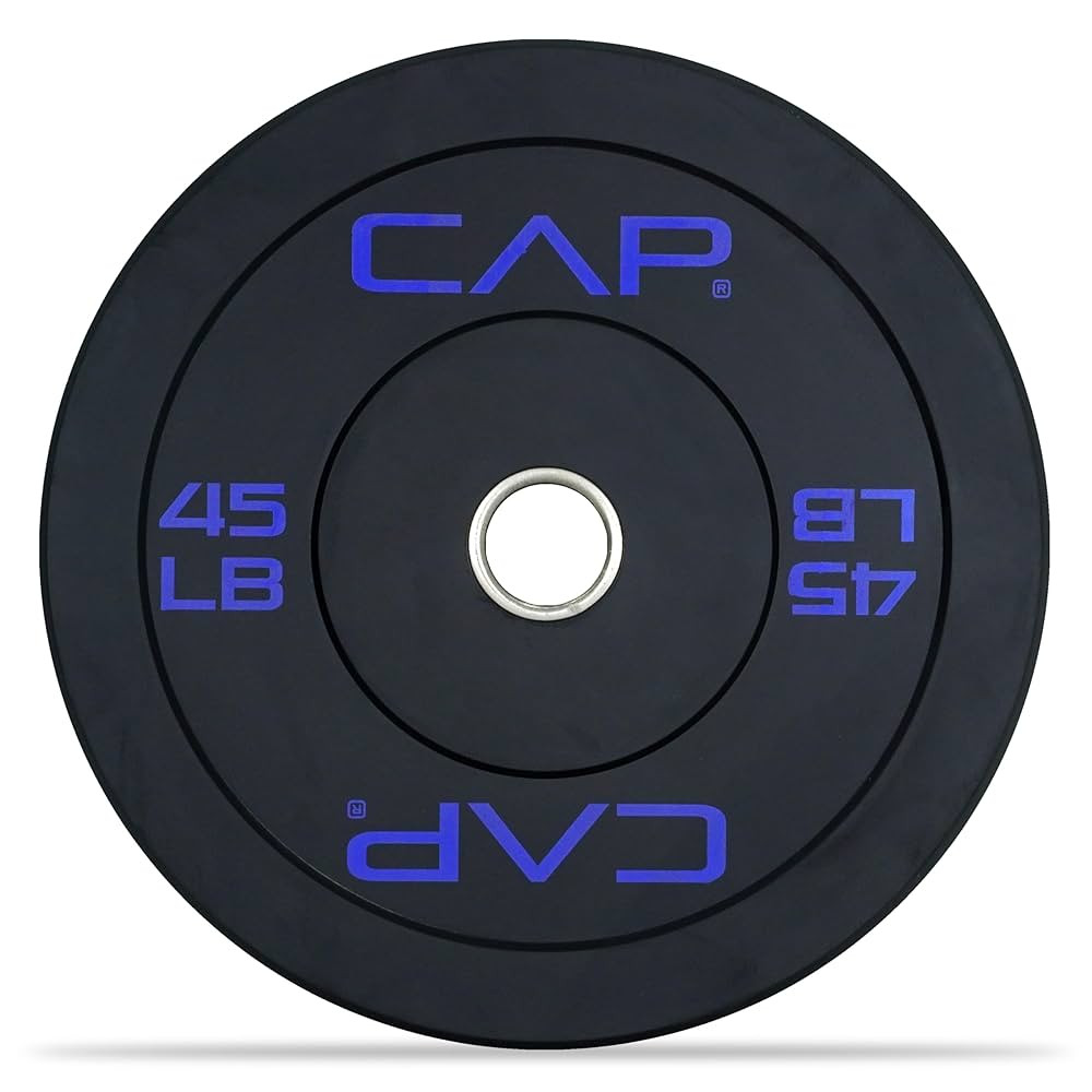 CAP Barbell Rubber Olympic Bumper Plate | Multiple Options/Colors | Amazon (US)