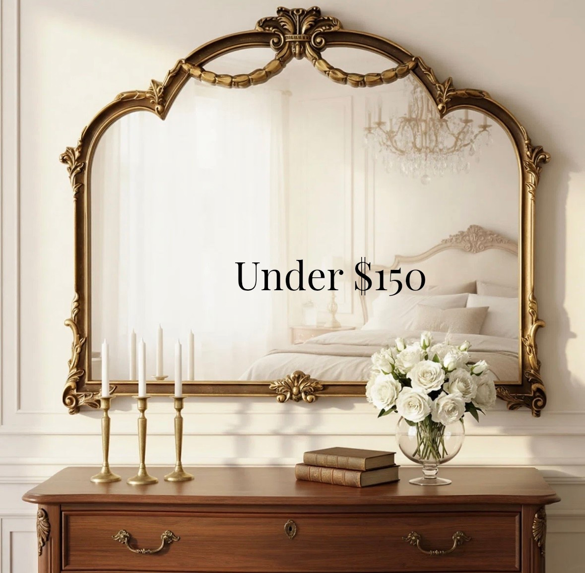 I have a love for gold ornate mirrors and this one is calling my name. It’s currently on sale for under $150. A really great price for this style and size of mirror. 

#LTKSeasonal #LTKSaleAlert #LTKHome
