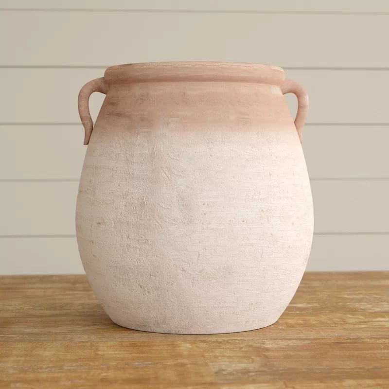 Birch Lane™ Nonie Whitewashed/Brown 13.75" Terracotta Table Vase & Reviews | Wayfair | Wayfair North America