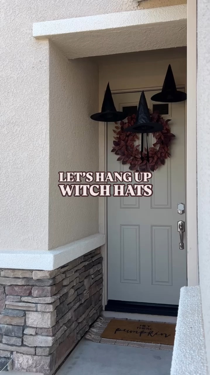 I love hanging up witch hats every Halloween and the kids love it too! 

#LTKHalloween