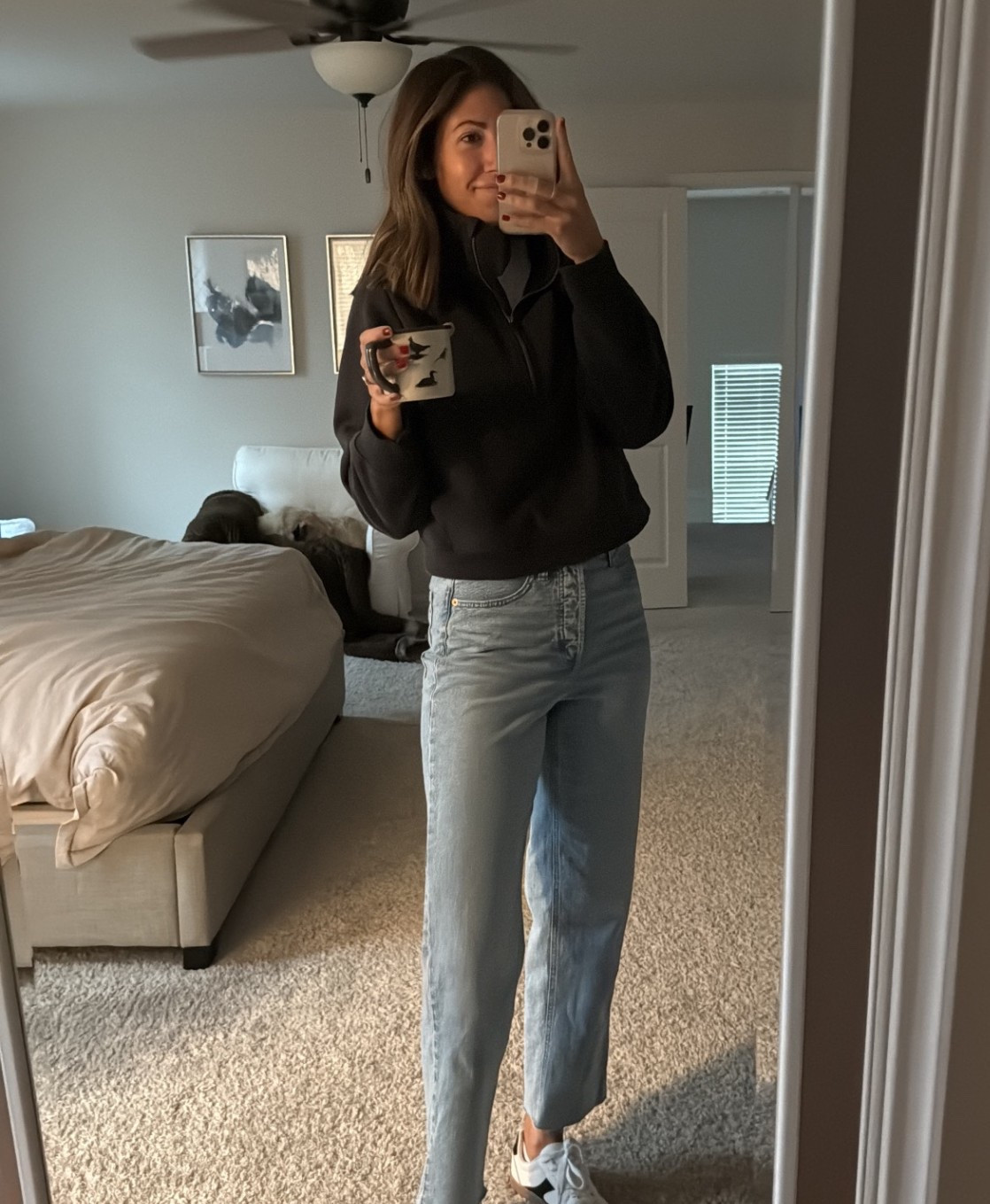 Obsessed with the collar on this quarter zip! (Im in a medium for length - it is cropped) 

#LTKActive #LTKStyleTip #LTKFindsUnder50