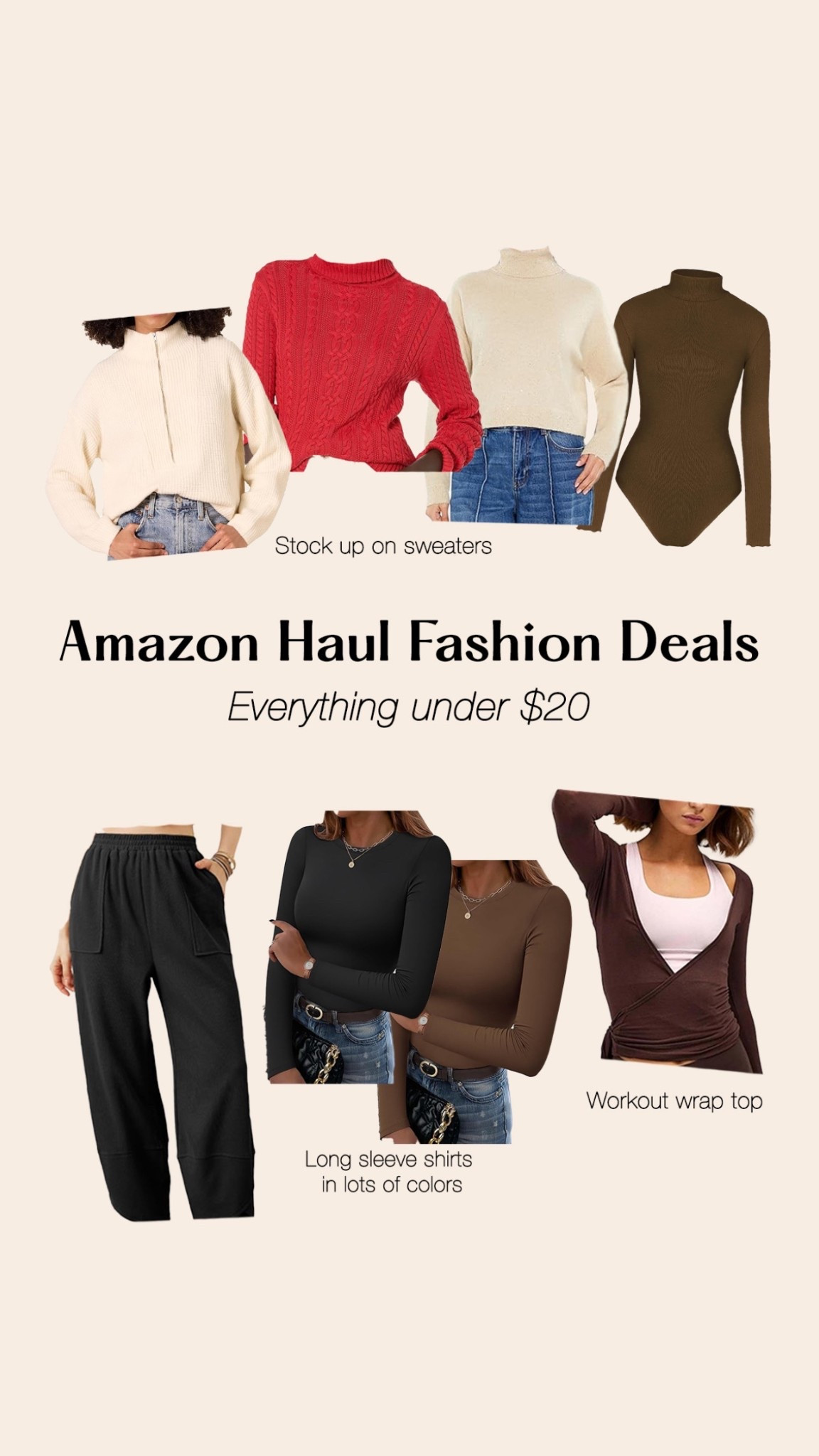 Amazon Haul Fashion Deals ✨ Everything from Amazon Haul is under $20! Shop now before they sell out!! #ad #founditonamazon @amazom

#LTKSeasonal #LTKHoliday #LTKFindsUnder50