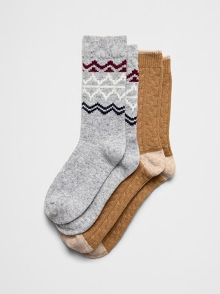 Cozy Socks (2 Pack) | Banana Republic Factory