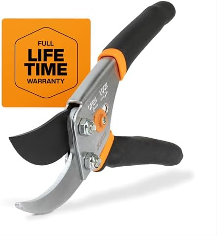 Fiskars Bypass Pruning Shears, 5/8-Inch Cut Capacity Garden Clippers, Gardening Scissors with Sha... | Amazon (US)