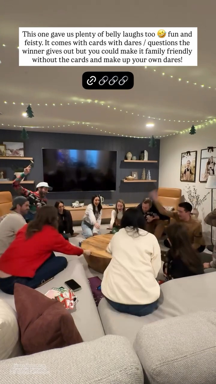 This one gave us plenty of belly laughs too 🤣 fun and feisty. It comes with cards with dares / questions the winner gives out but you could make it family friendly without the cards and make up your own dares! 

#LTKvlog #LTKHoliday #LTKstorytime