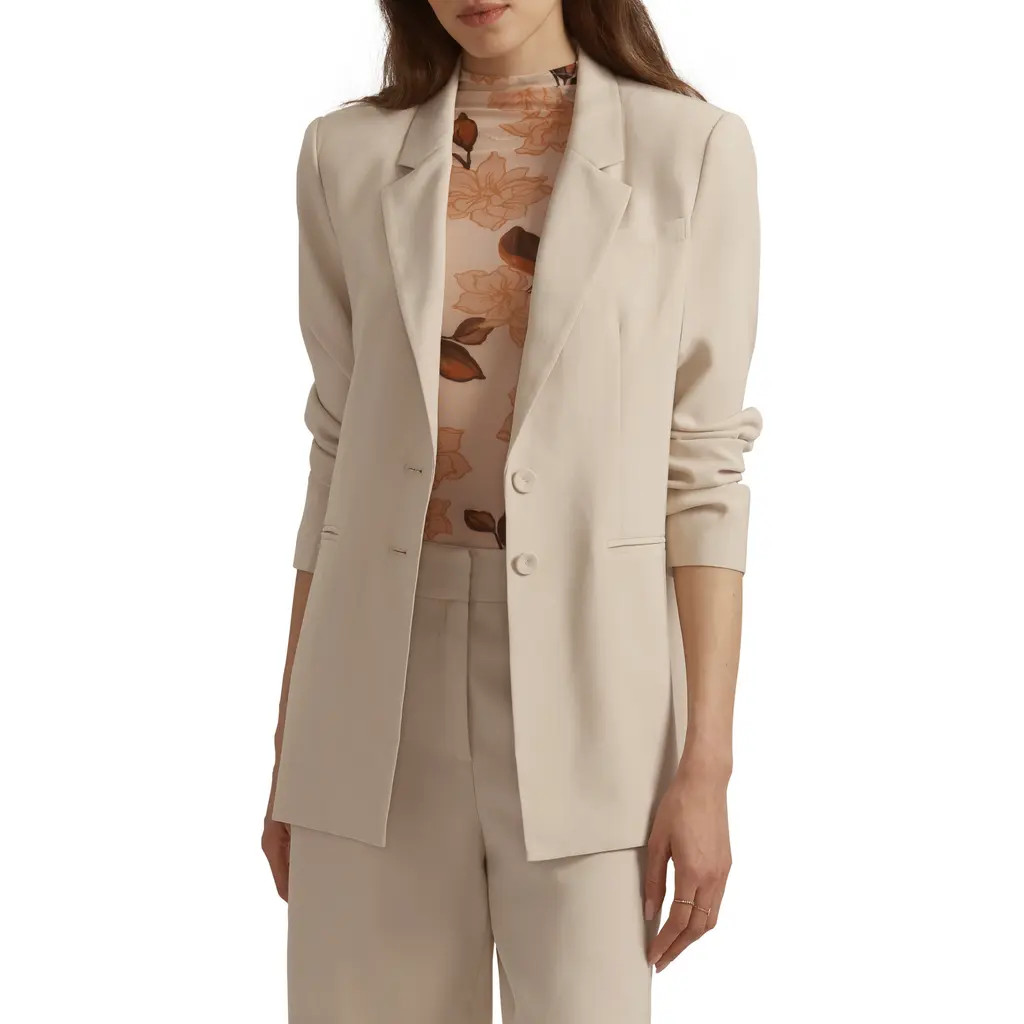 Favorite Daughter The Alexis Longline Blazer in French Oak at Nordstrom, Size Large | Nordstrom