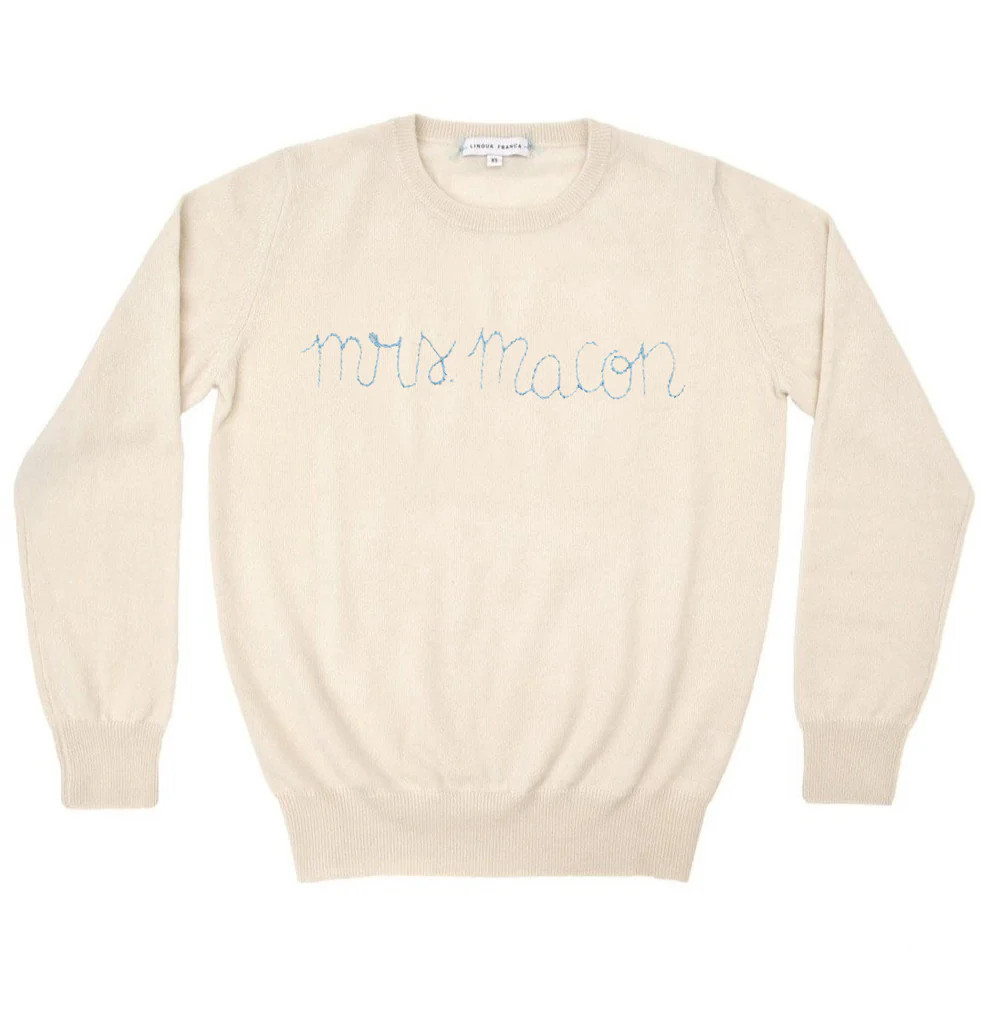 Over The Moon x Lingua Franca “Say My Name” Sweater | Over The Moon