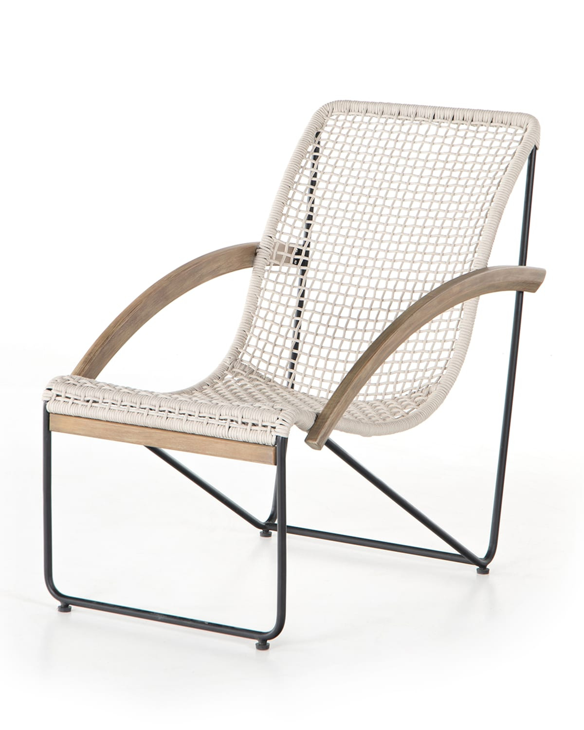 Augie Woven Rope Outdoor Chair | Neiman Marcus