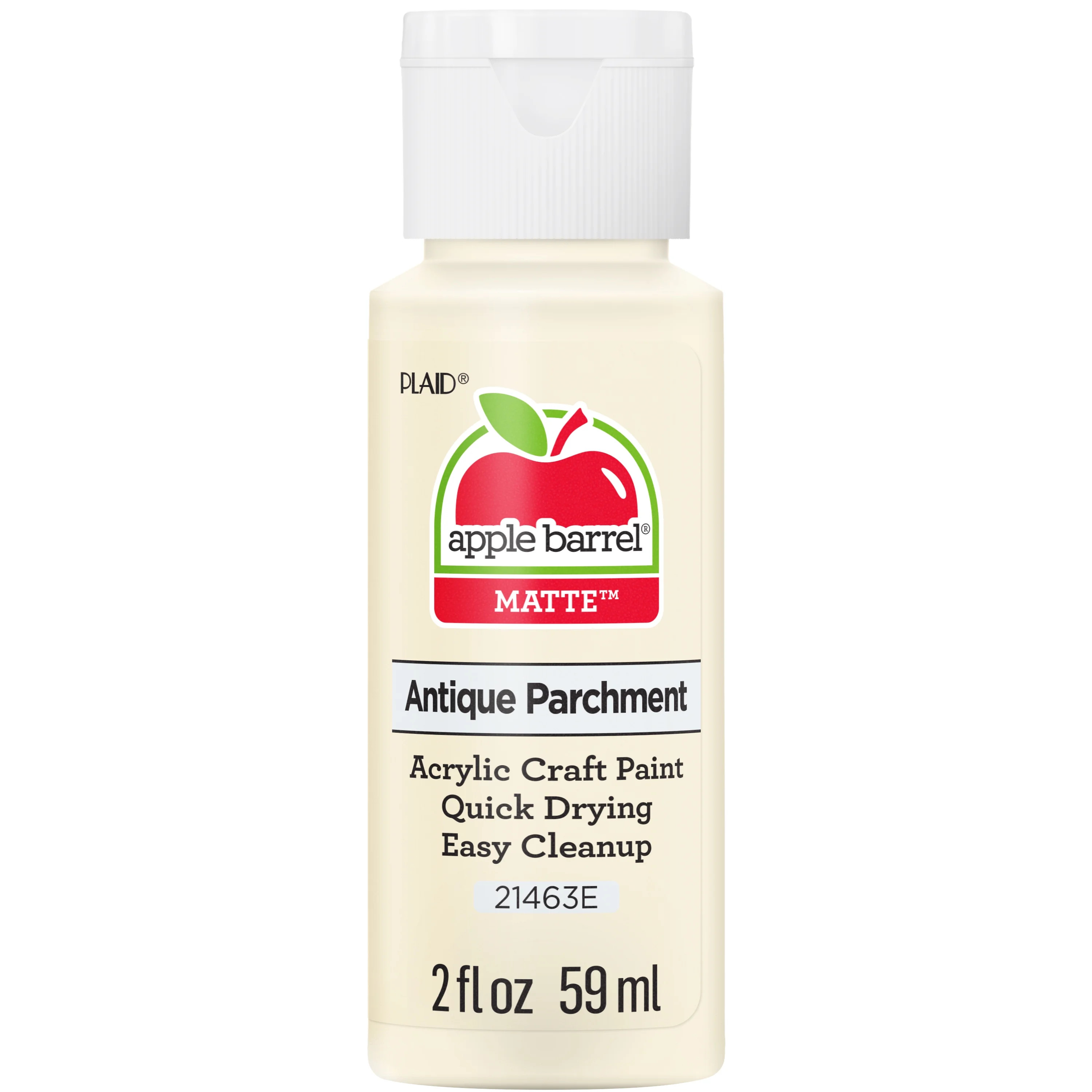 Apple Barrel Acrylic Craft Paint, Matte Finish, Antique Parchment, 2 fl oz - Walmart.com | Walmart (US)