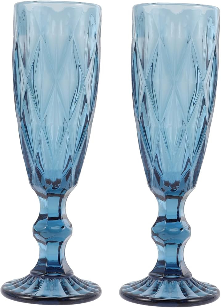 2pcs Goblet Toasting Flutes Cocktail Glasses Juice Glasses Soda Glasses Water Glasses Wine Glasse... | Amazon (US)