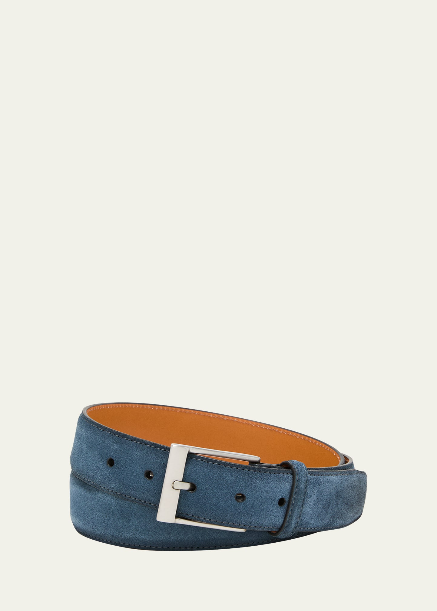Magnanni Men's Telante Suede Belt | Bergdorf Goodman
