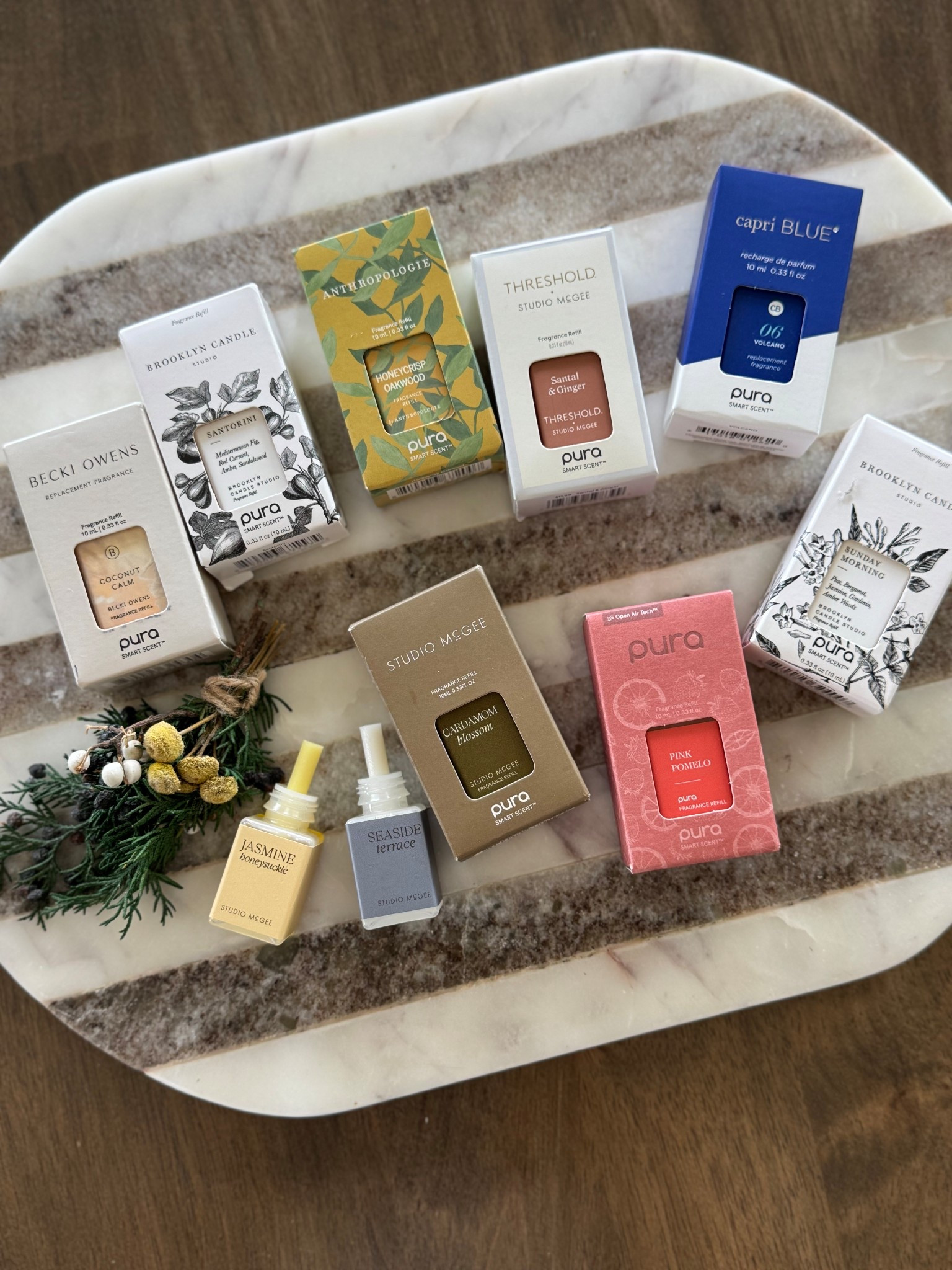 These are a few of my favorite scents from Pura! I’m excited to try out their mini diffuser for only $35! 