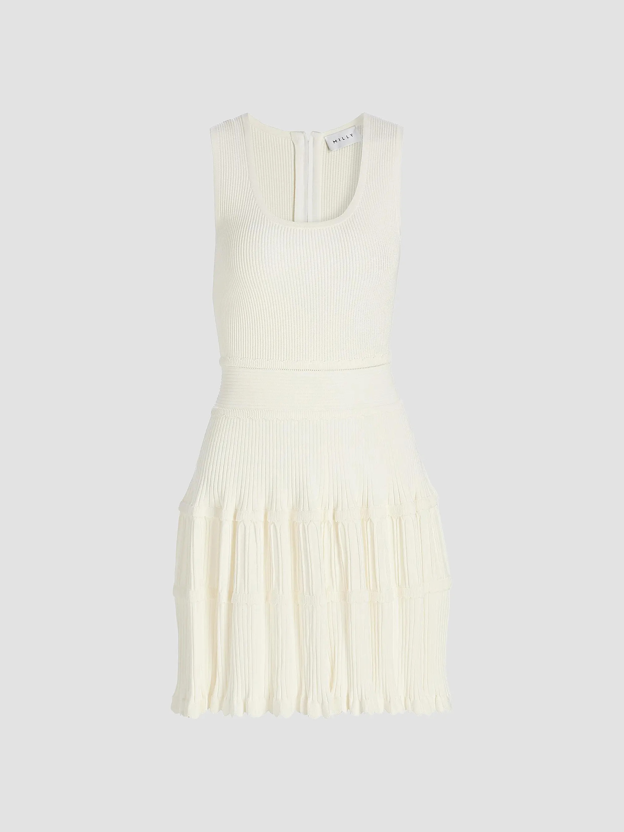 Suri Scallop-Trim Fit & Flare Minidress | Saks Fifth Avenue