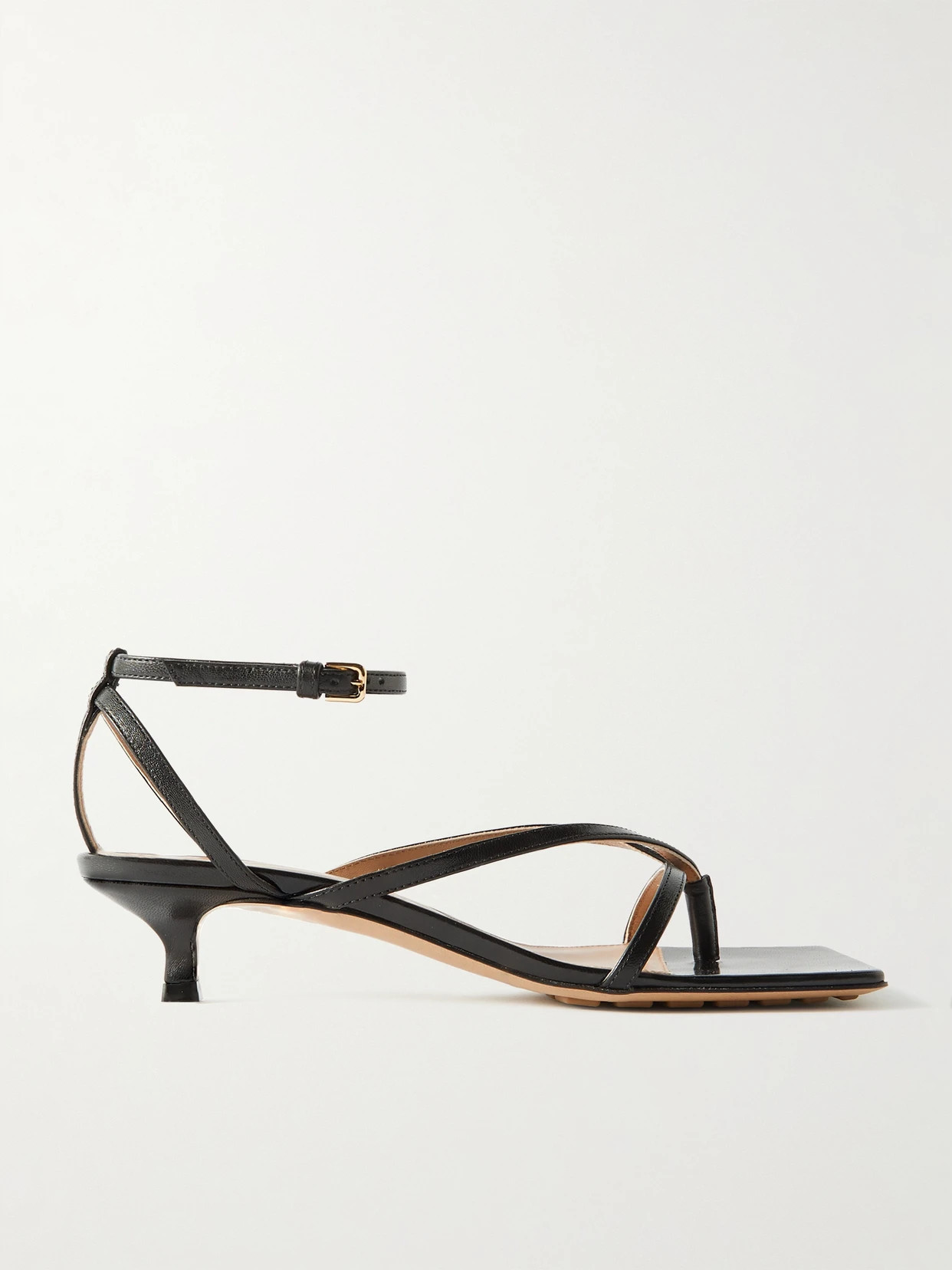 Bottega Veneta - Leather Sandals - Black - IT40 | NET-A-PORTER APAC