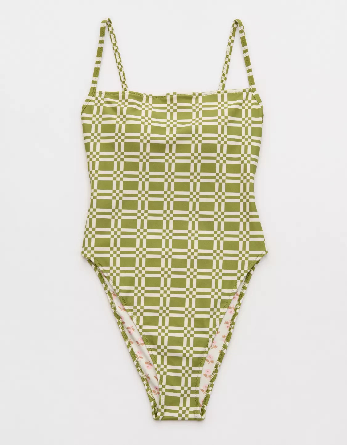 High Cut Scoop One Piece Swimsuit | Aerie