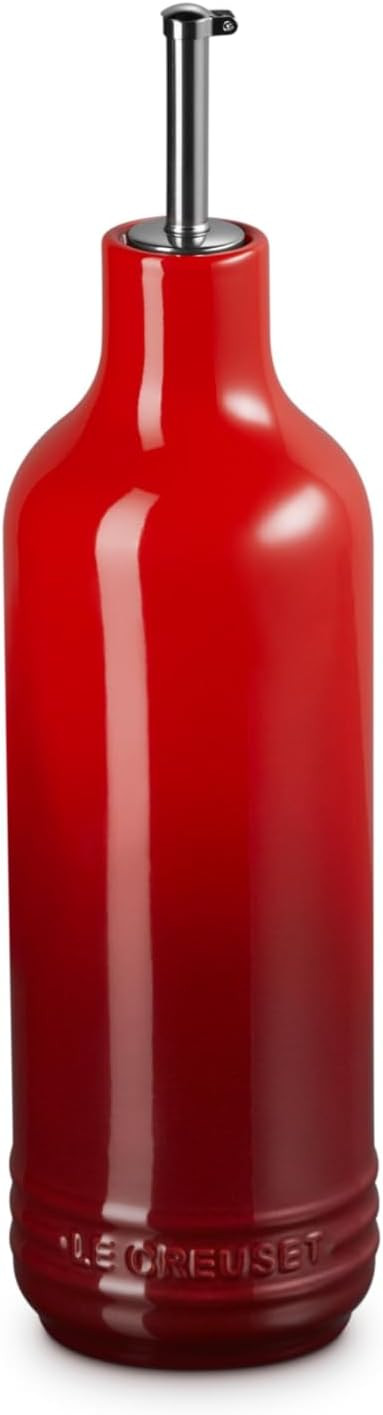 Le Creuest Stoneware Signature Oil Cruet, 20 oz., Cerise | Amazon (US)